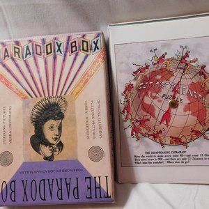 The Paradox Box Optical Illusions Puzzling Pictures Verbal Diversions